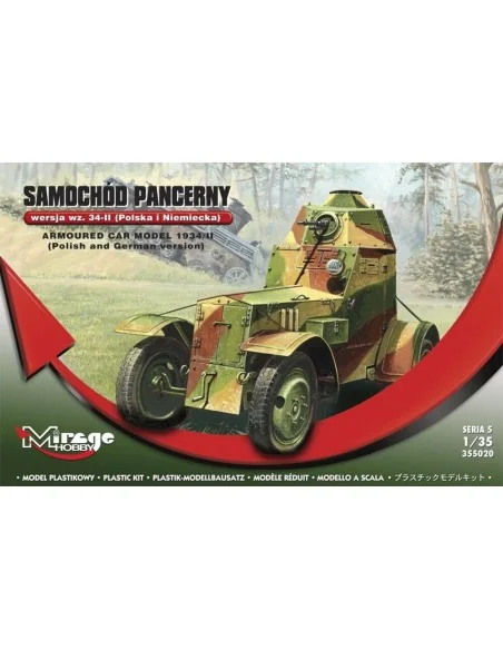 Armoured car model 1934/II polish+german, 1/35 - Mirage Hobby 355020