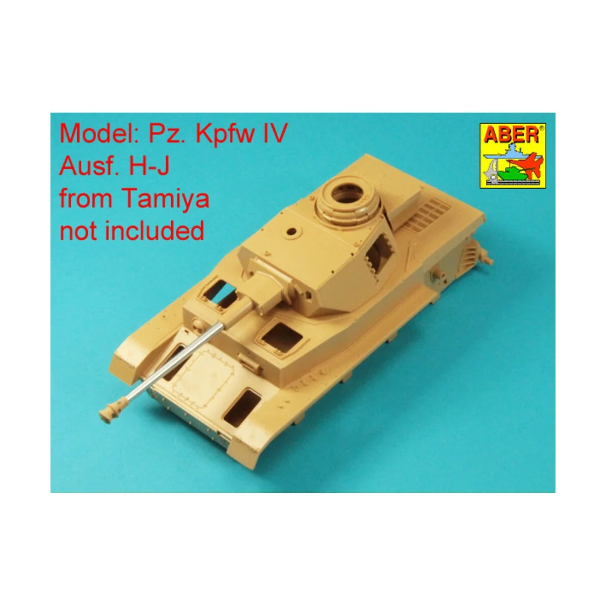 Barrel 75mm 40 L/48 for Pz IVG, H, J without muzzle brake (Tamiya),...