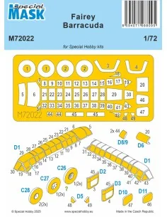 [NO_DESC] Fairey Barracuda MASK, 1/72 - Special Hobby 100-M72022