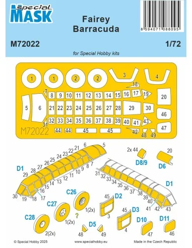 Fairey Barracuda MASK, 1/72 - Special Hobby 100-M72022