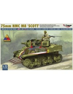 [NO_DESC] 75mm HMC M8 SCOTT Early Version, 1/72 - Mirage Hobby 720002