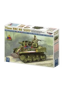 75mm HMC M8 SCOTT Early Version, 1/72 - Mirage Hobby 720002 2
