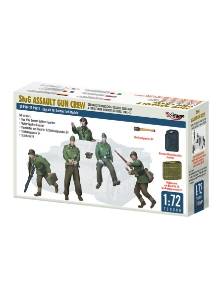 StuG ASSAULT GUN CREW, 1/72 - Mirage Hobby 720008