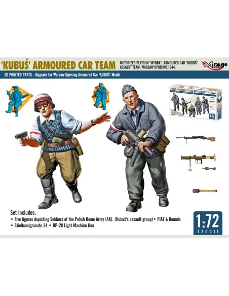 KUBU? Armoured Car Team, 1/72 - Mirage Hobby 720011