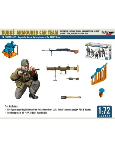 [NO_DESC] KUBU? Armoured Car Team, 1/72 - Mirage Hobby 720011