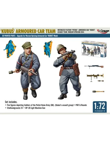 KUBU? Armoured Car Team, 1/72 - Mirage Hobby 720011