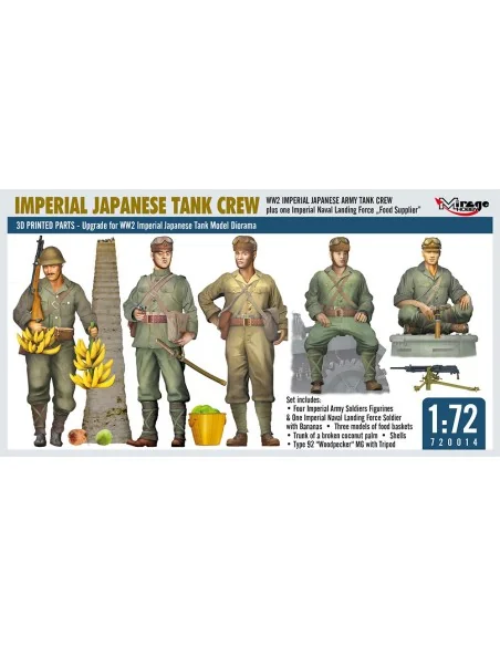 WW2 IMPERIAL JAPANESE TANK CREW + one Imperial Naval Landing Force ...