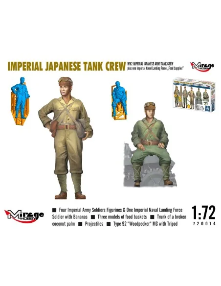 WW2 IMPERIAL JAPANESE TANK CREW + one Imperial Naval Landing Force ...