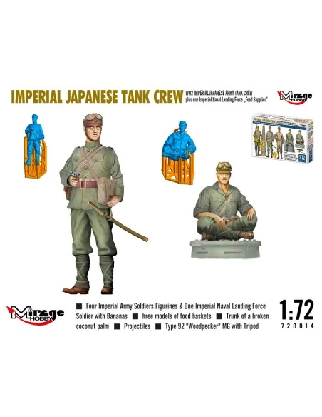WW2 IMPERIAL JAPANESE TANK CREW + one Imperial Naval Landing Force ...