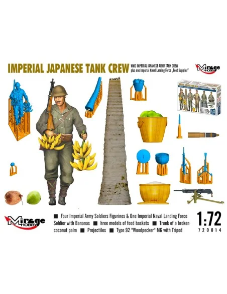 WW2 IMPERIAL JAPANESE TANK CREW + one Imperial Naval Landing Force ...