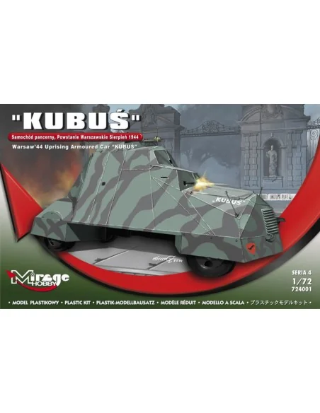 KUBUS (Warsaw'44 Uprising Armoured Car), 1/72 - Mirage Hobby 724001