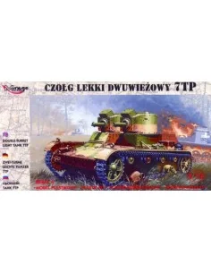 Leichter Panzer 7 TP mit Zwillingsturm, 1/72 - Mirage Hobby 726002