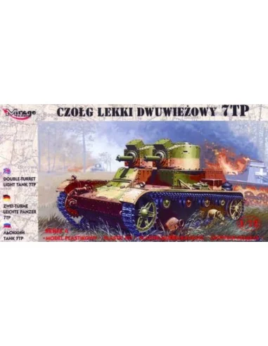 Leichter Panzer 7 TP mit Zwillingsturm, 1/72 - Mirage Hobby 726002