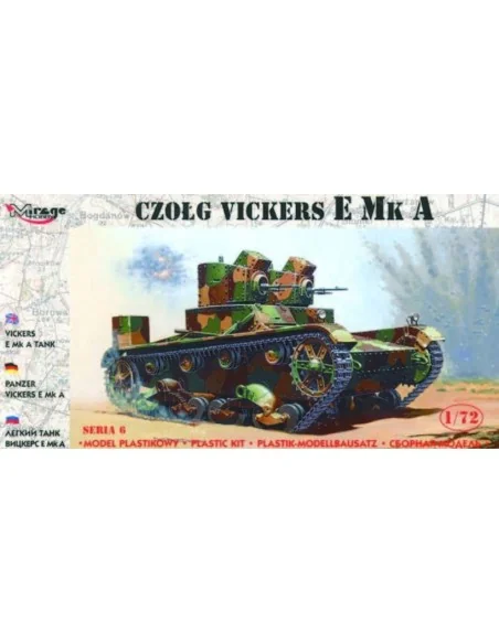 Leichter Panzer Vickers E Mk A, 1/72 - Mirage Hobby 726003