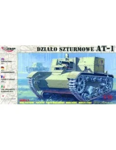 AT-1 Sturmgeschütz mit Inneneinrichtung, 1/72 - Mirage Hobby 72605
