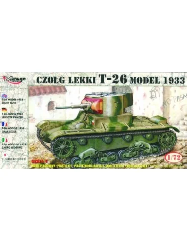 Leichter Panzer T-26 1933, 1/72 - Mirage Hobby 72609