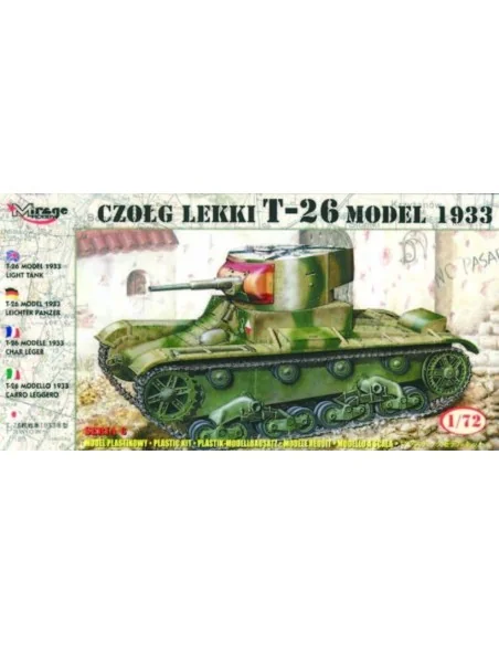 Leichter Panzer T-26 1933, 1/72 - Mirage Hobby 72609