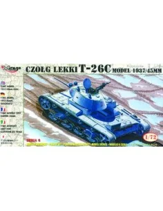 Leichter Panzer T-26 C Modell 1937 mit 45 mm Kanone, 1/72 - Mirage ...