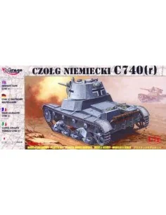 Deutscher Panzer C 740 (r), 1/72 - Mirage Hobby 72619