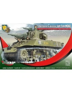 Le Débarquement de Normandie" Light Tank M3A3, 1/72 - Mirage Hobby ...