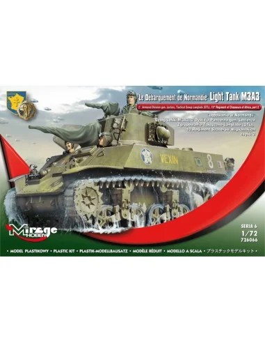 Le Débarquement de Normandie" Light Tank M3A3, 1/72 - Mirage Hobby ...