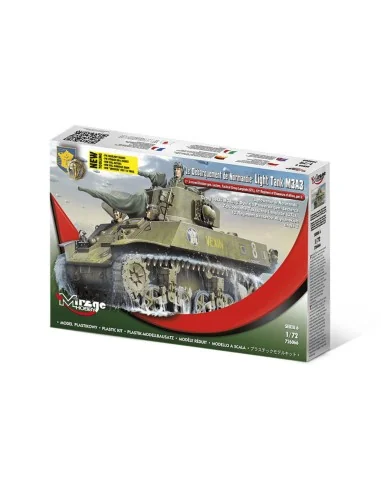 Le Débarquement de Normandie" Light Tank M3A3, 1/72 - Mirage Hobby ...