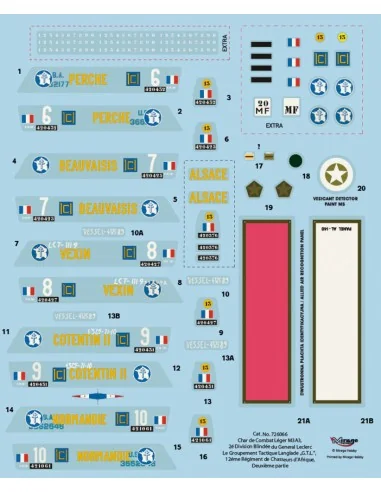 Le Débarquement de Normandie" Light Tank M3A3, 1/72 - Mirage Hobby ...