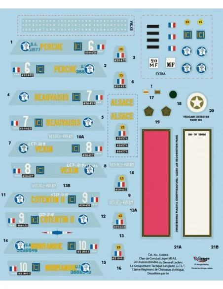 Le Débarquement de Normandie" Light Tank M3A3, 1/72 - Mirage Hobby ...