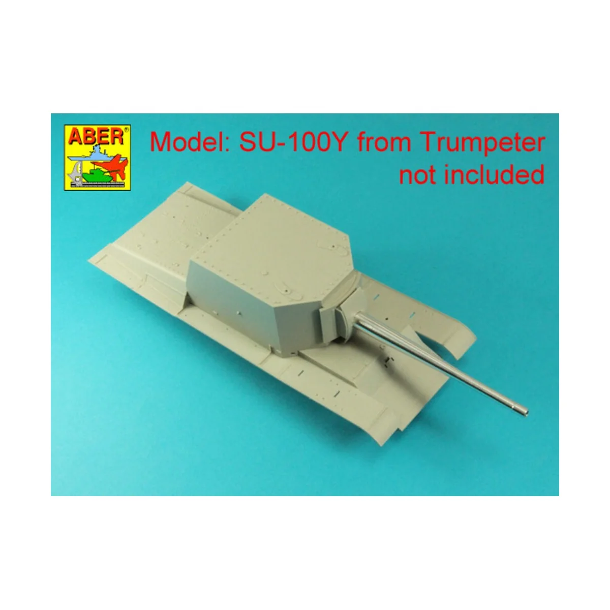130mm Soviet B-13 barrel for SU-100Y SPG (Trumpeter), 1/35 - Aber M...