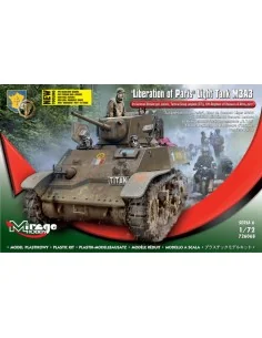 Liberation of Paris, Light Tank M3A3, 1/72 - Mirage Hobby 726068