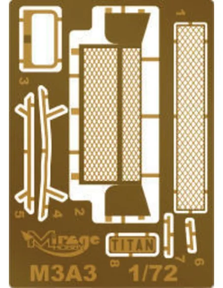 Liberation of Paris, Light Tank M3A3, 1/72 - Mirage Hobby 726068
