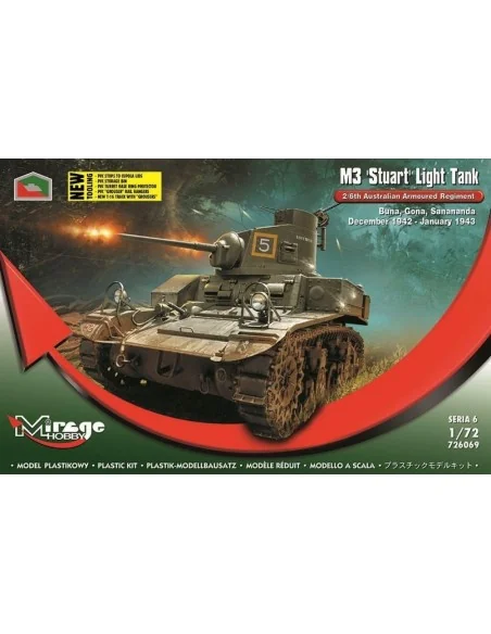 M3 STUART Light Tank 2/6th Australian Armoured Regiment(Buna, Gona,...