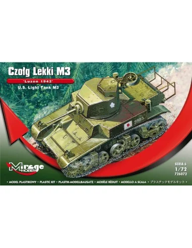 U.S. Light Tank M3 "Luzon 1942", 1/72 - Mirage Hobby 726072