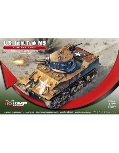 U.S. Light Tank M5 "TUNISIA 1942", 1/72 - Mirage Hobby 726077