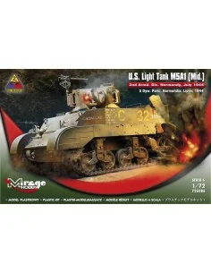 U.S.Light Tank M5A1 (Mid) 2nd Armd.Div.N, 1/72 - Mirage Hobby 726086