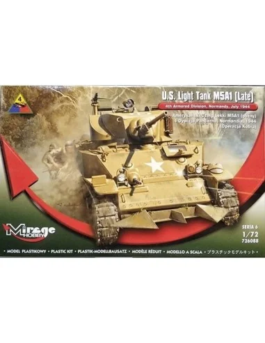 U.S. Light Tank M5A1 (Late), 1/72 - Mirage Hobby 726088