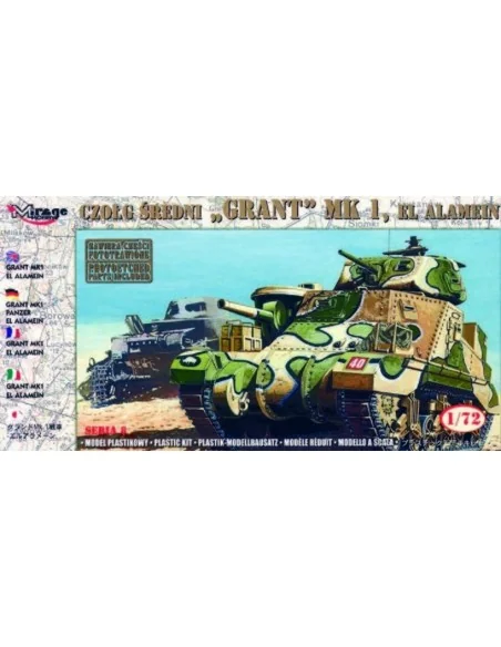 Panzer Grant Mk. I El Alamein, 1/72 - Mirage Hobby 728004