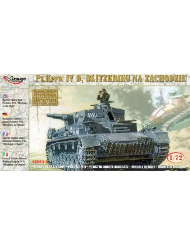 German Tank Pz.Kpfw. IVD "BLITZKRIEG" in the WEST, 1/72 - Mirage Ho...