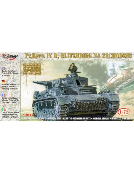 German Tank Pz.Kpfw. IVD "BLITZKRIEG" in the WEST, 1/72 - Mirage Ho...