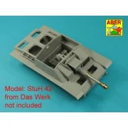 Germ. 10, 5 cm L/28 Barrel for StuH 42 early, 1/35 - Aber Models 35...