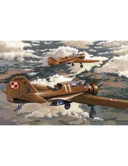 PZL - 23 A KARAS (early version), 1/48 - Mirage Hobby 481303