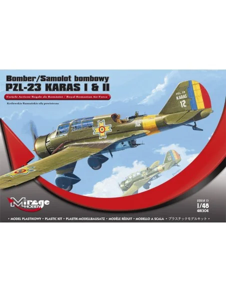 Bomber PZL-23 KARAS I & II, 1/48 - Mirage Hobby 481304