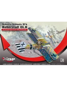 Schusta/ Schlasta 27b Halberstadt CL.II, 1/48 - Mirage Hobby 481308