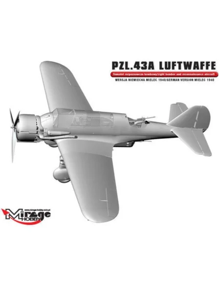 [NO_DESC] PZL.43A Luftwaffe Germ.Vers. MIELEC 1940, 1/48 - Mirage H...