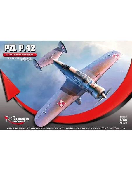 PZL P.42 (Polish Light Diving Bomber), 1/48 - Mirage Hobby 481320