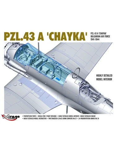 PZL.43 A 'CHAYKA' Bulgarian Air Force 1941-1944, 1/48 - Mirage Hobb...