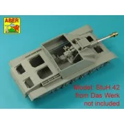 Germ. 10, 5 cm L/28 Barrel for StuH 42 early, 1/35 - Aber Models 35...