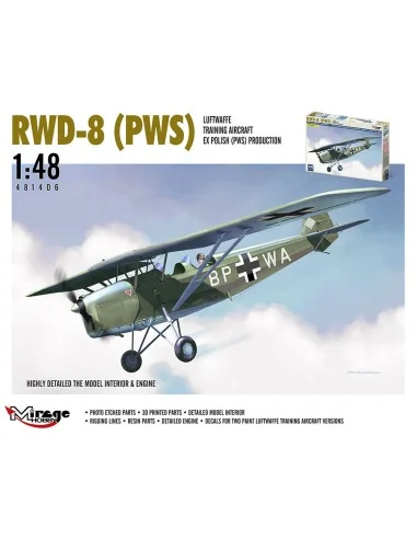 RWD-8 (PWS) Luftwaffe training aircraft ex Polisch Produktion, 1/48...