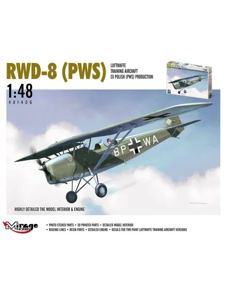[NO_DESC] RWD-8 (PWS) Luftwaffe training aircraft ex Polisch Produk...
