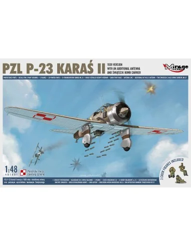 PZL P-23 KARAS II, 1939 Version with an Additional Antenna, 1/48 - ...